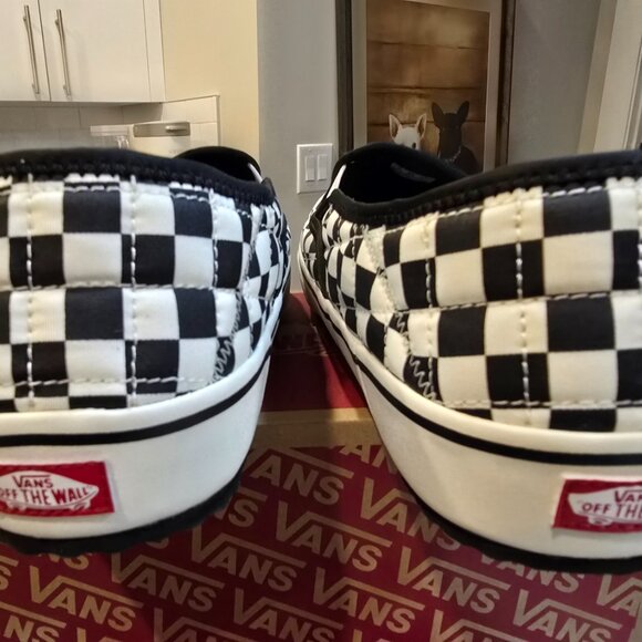 Vans Slip-er 2 MTE MOUNTAIN Slipper Checkerboard Black/White VN0A4UWOIB8 MENS 10 - Picture 6 of 9